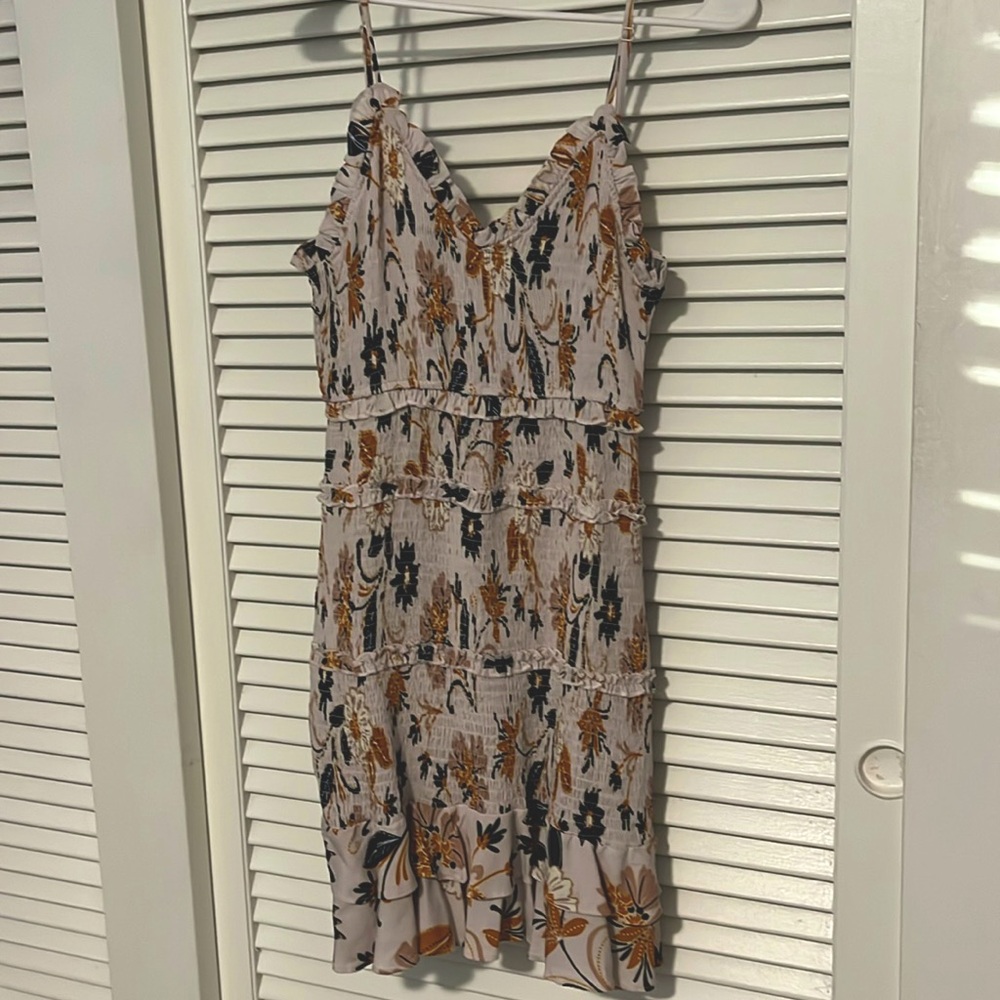 Spaghetti strap floral dress